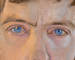 Stanisław Wyspiański, Autoportret, detal, oczy, Niezła Sztuka