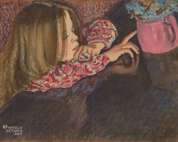 Stanisław Wyspiański, Helenka z wazonem, Muzeum Narodowe w Krakowie, dzieci w sztuce, sztuka polska, Niezła sztuka