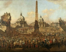 Bernardo Bellotto, Canaletto, Wjazd Jerzego Ossolińskiego do Rzymu, Niezła Sztuka