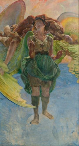 Jacek Malczewski, Eloe unosząca Ellenai, sztuka polska, Niezła Sztuka