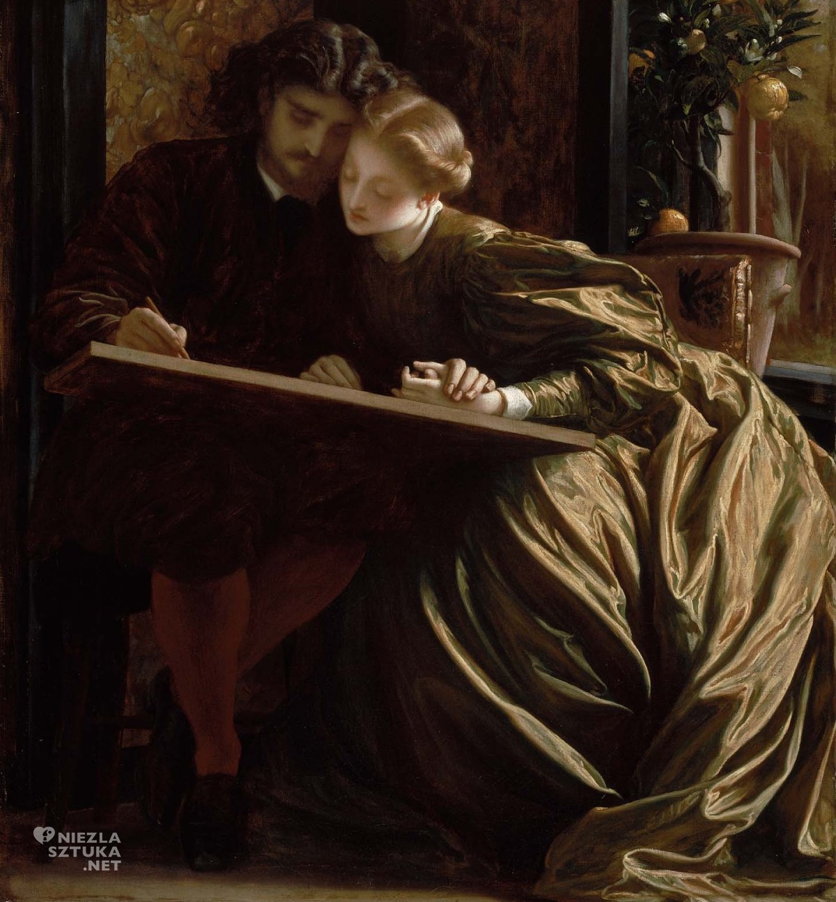 Frederic Leighton, Miesiąc miodowy malarza, sztuka brytyjska, Niezła Sztuka