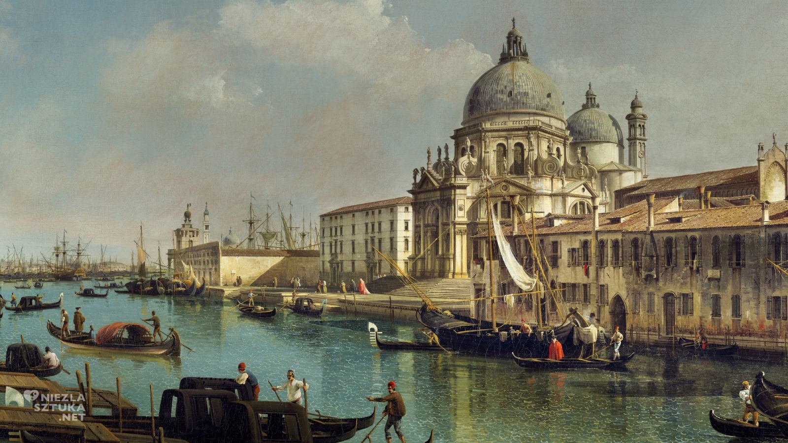 Bernardo Bellotto, Canaletto, Widok na Grand Canal, Wenecja, weduta, Niezła Sztuka
