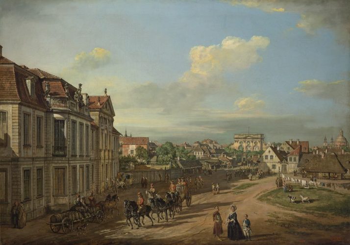 Bernardo Bellotto, Canaletto, Plac Żelaznej Bramy, weduta, Warszawa, Niezła Sztuka