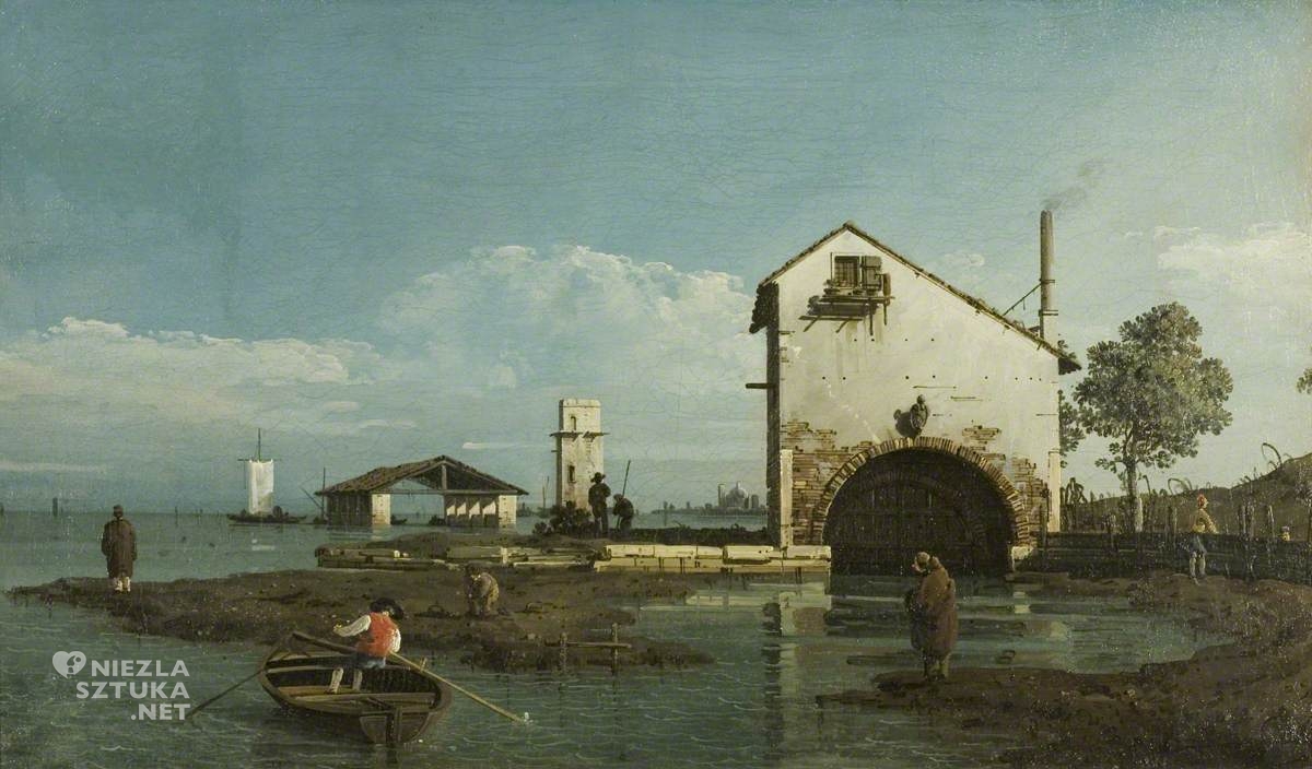 Bernardo Bellotto, Canaletto, Capriccio, Wenecja, Niezła Sztuka