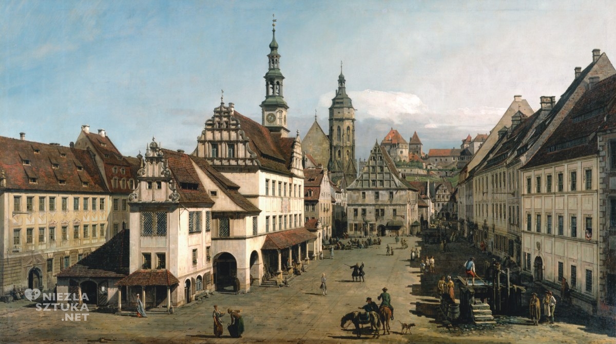 Bernardo Bellotto, Canaletto, Rynek w Pirnie, Niezła Sztuka