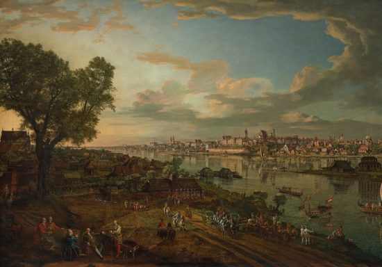 Bernardo Bellotto, Canaletto, Widok Warszawy od strony Pragi, weduta, Niezła Sztuka