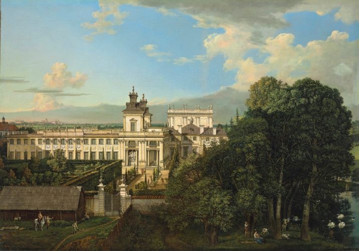 Bernardo Bellotto, Canaletto, Pałac w Wilanowie, Warszawa, Wilanów, Niezła Sztuka