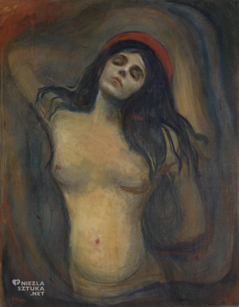 Edvard Munch, Madonna, sztuka skandynawska, Niezła Sztuka