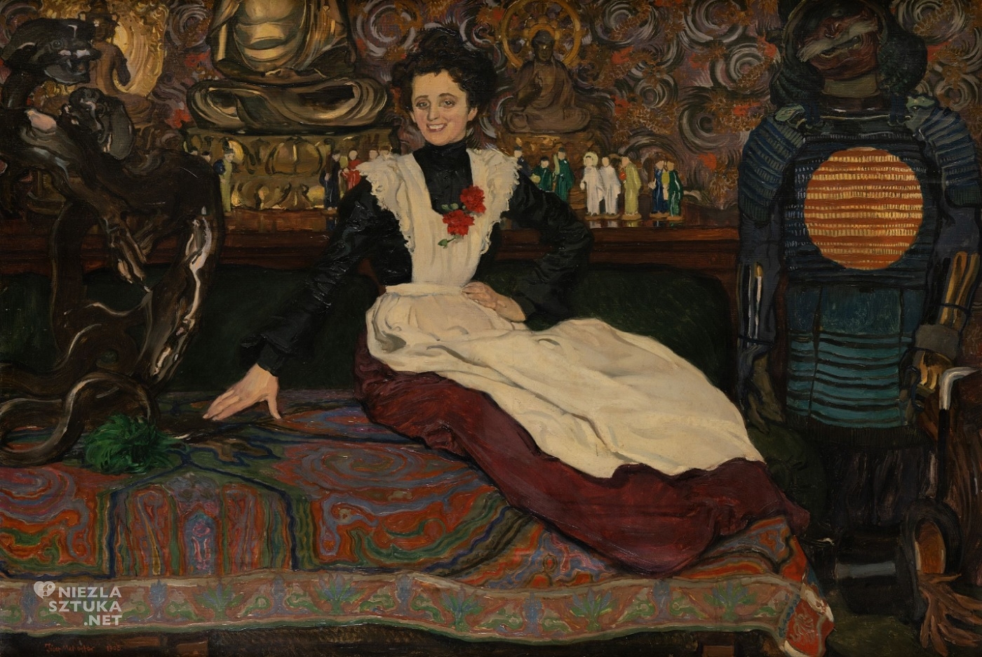 Józef Mehoffer, Europa Jubilans, portret, kobieta, Lwowska Galeria Sztuki, niezła sztuka