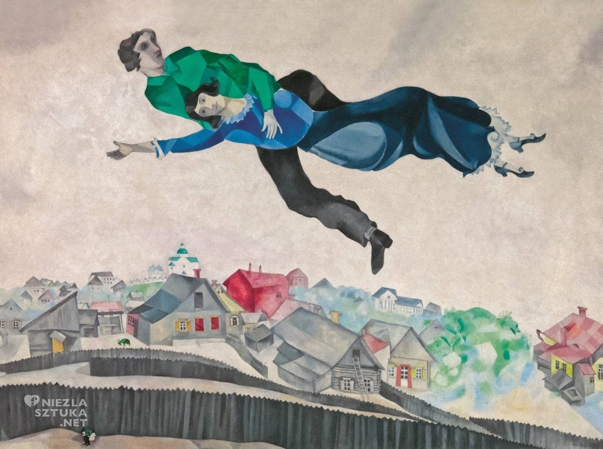 Marc Chagall, Nad miasteczkiem, Witbesk, żydowscy artyści, Niezła Sztuka