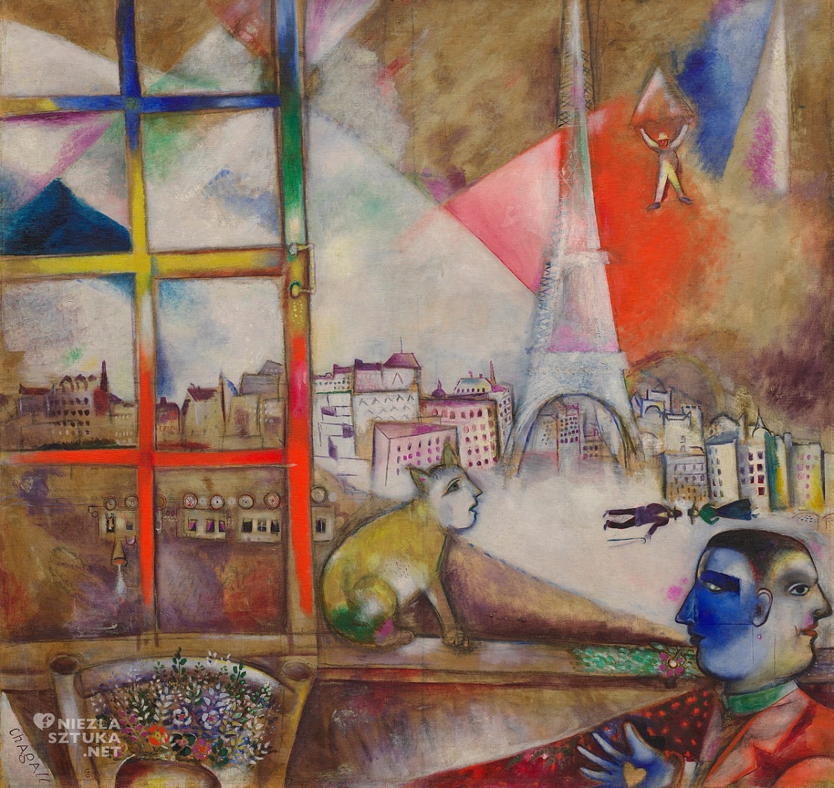 Marc Chagall, Paryż z okna, żydowscy artyści, Niezła Sztuka