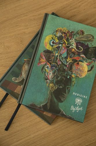 Olaf Hajek, Medicine, Wearmedicine, moda, ilustrator, ubrania ze sztuką, niezła sztuka