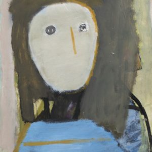 Artur Nacht-Samborski, Głowa bez twarzy w niebieskiej bluzce, sztuka polska, Niezła Sztuka