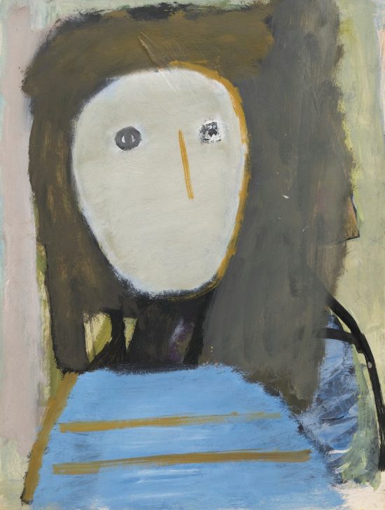 Artur Nacht-Samborski, Głowa bez twarzy w niebieskiej bluzce, sztuka polska, Niezła Sztuka