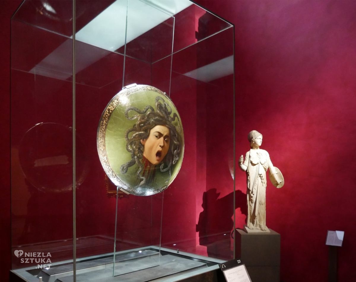 Caravaggio, Meduza, Uffizi, Florencja, Włochy, Niezła Sztuka
