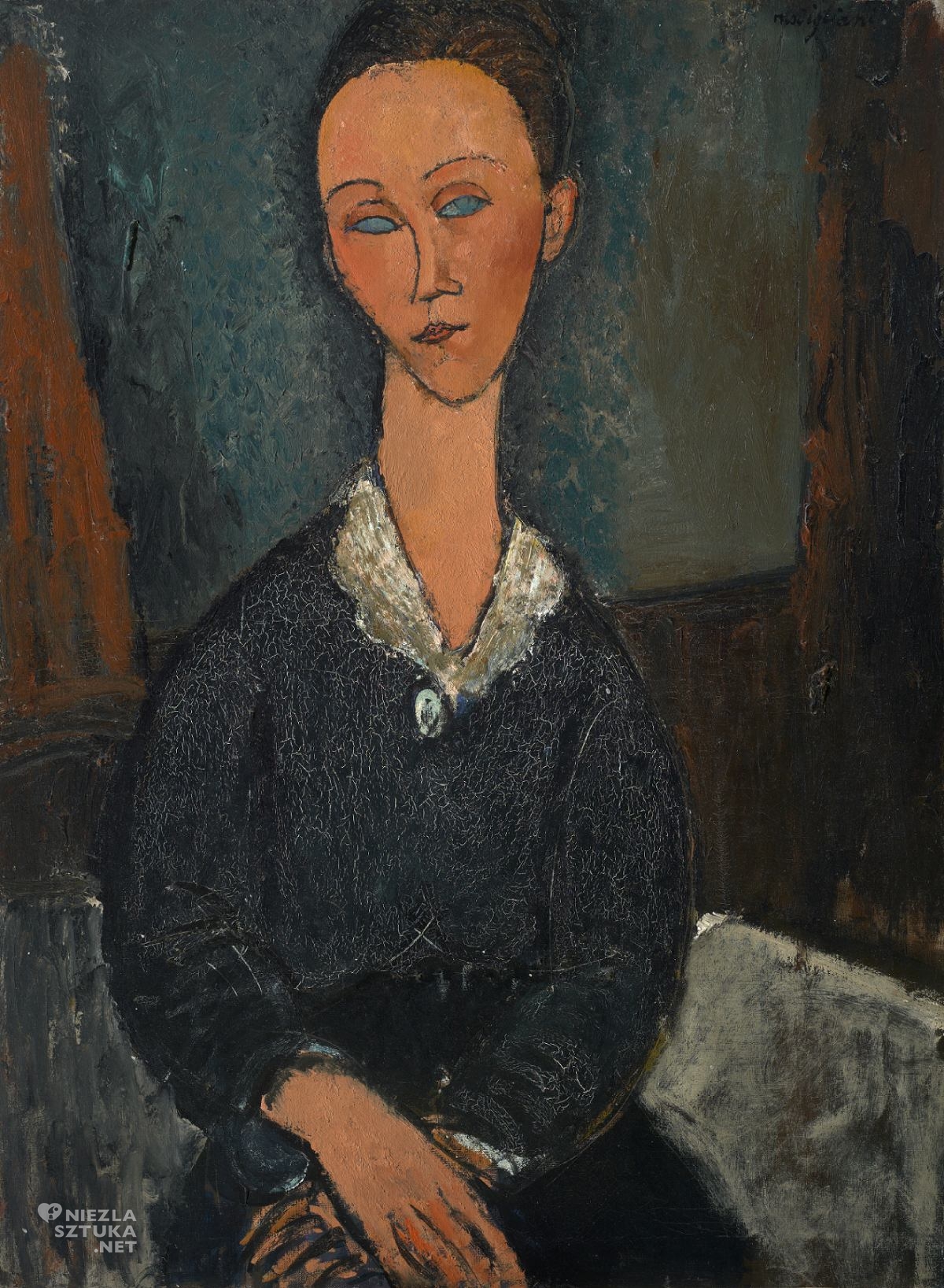 Amedeo Modigliani, Kobieta z białym kołnierzykiem, Niezła Sztuka