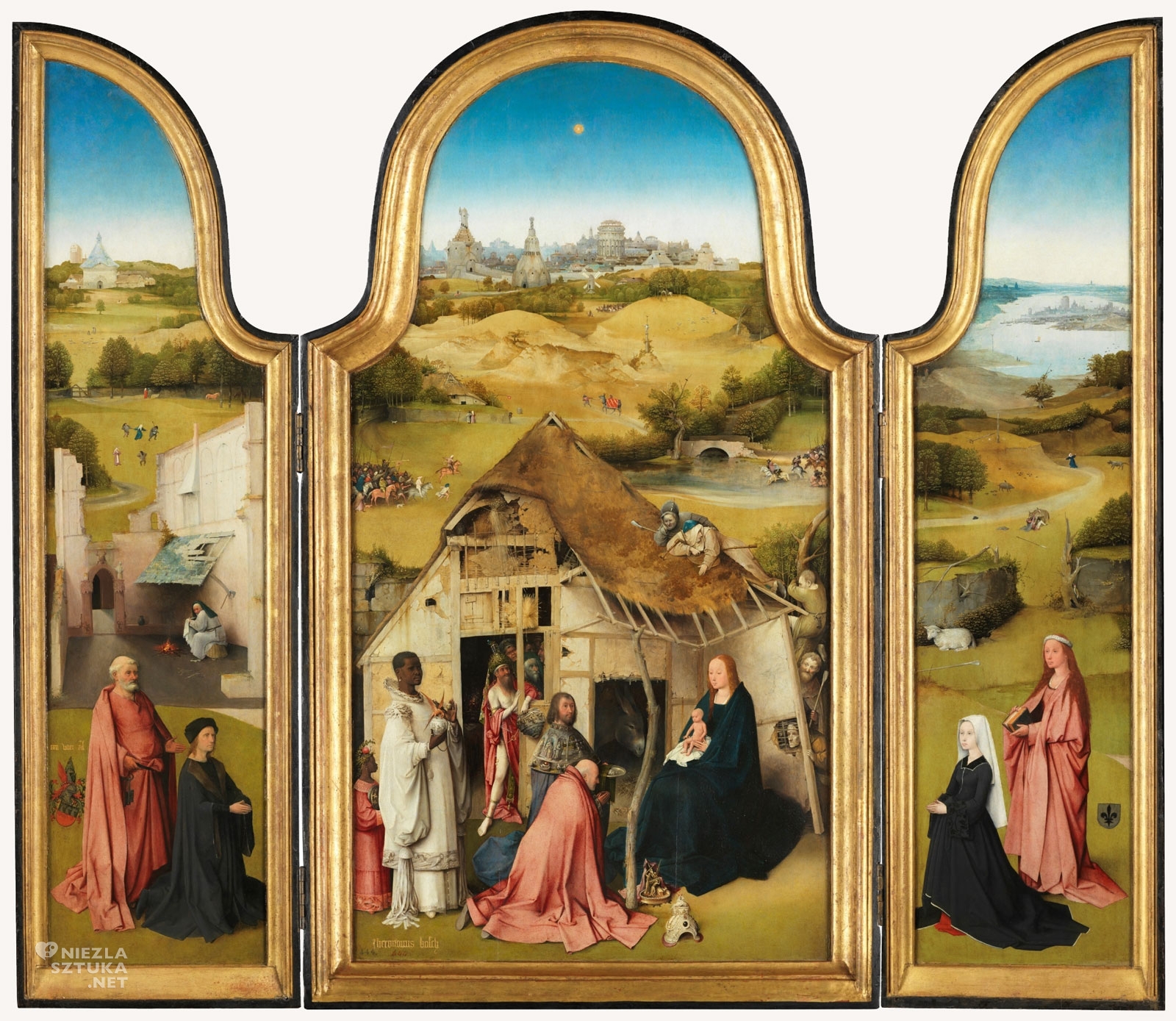 Hieronim Bosch, Pokłon Trzech Króli, Ołtarz Epifanii, Niezła Sztuka