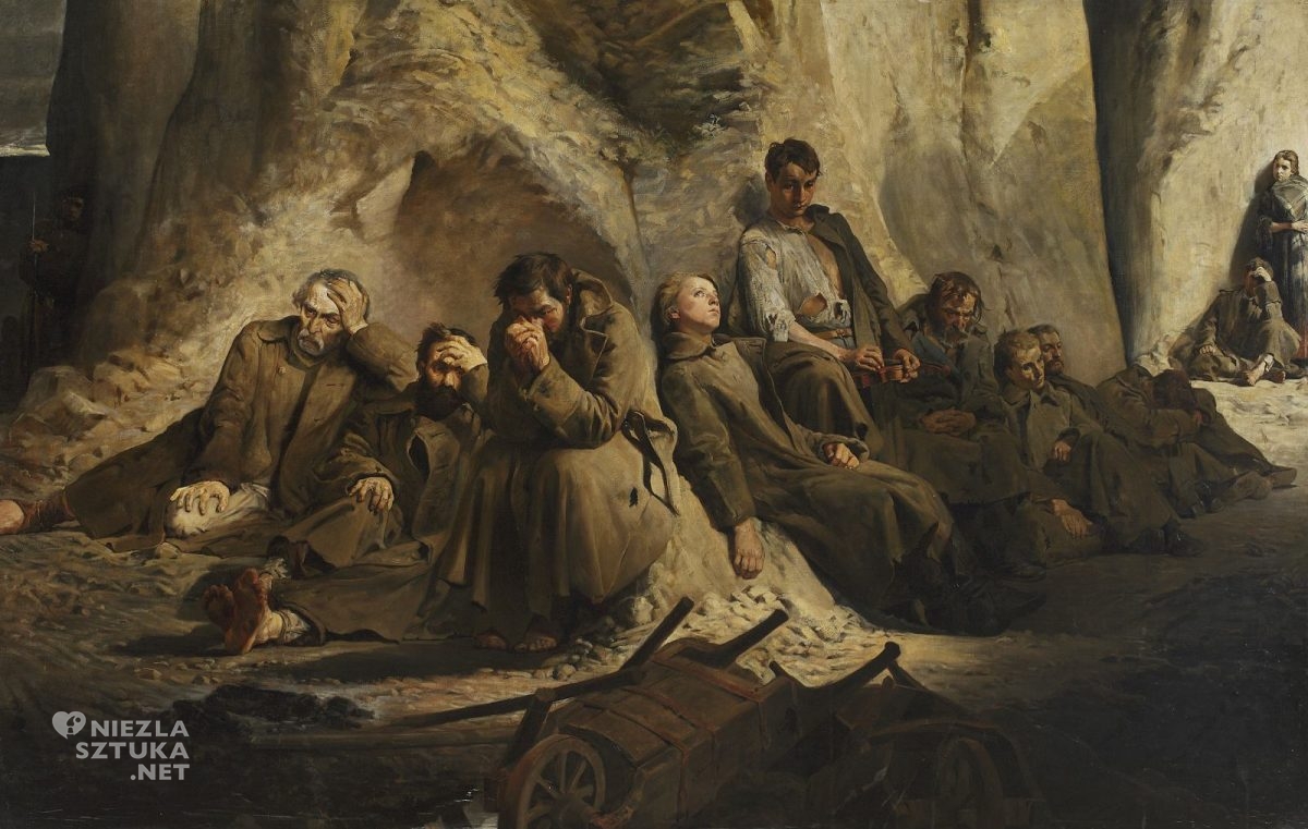 Jacek Malczewski, Niedziela w kopalni, sztuka polska, Niezła Sztuka