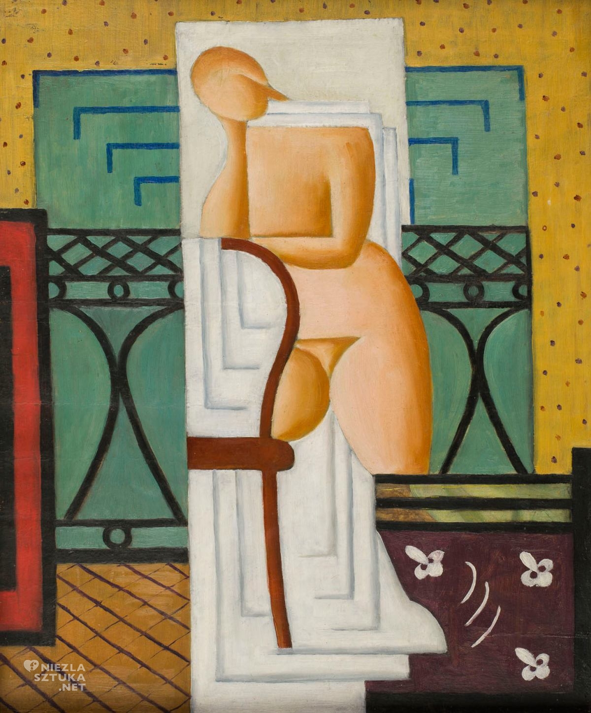 Maria Nicz-Borowiakowa, Akt, polska sztuka, polska artystka, kobiety w sztuce, awangarda, niezła sztuka