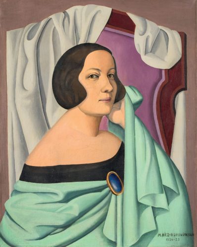 Maria Nicz-Borowiakowa, Autoportret, polska sztuka, polska artystka, kobiety w sztuce, awangarda, niezła sztuka