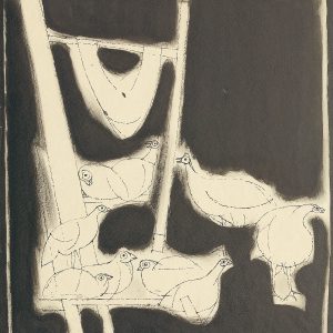 Tadeusz Kulisiewicz, Kury, Pejzaże górskie, sztuka polska, zwierzęta w sztuce, niezła sztuka