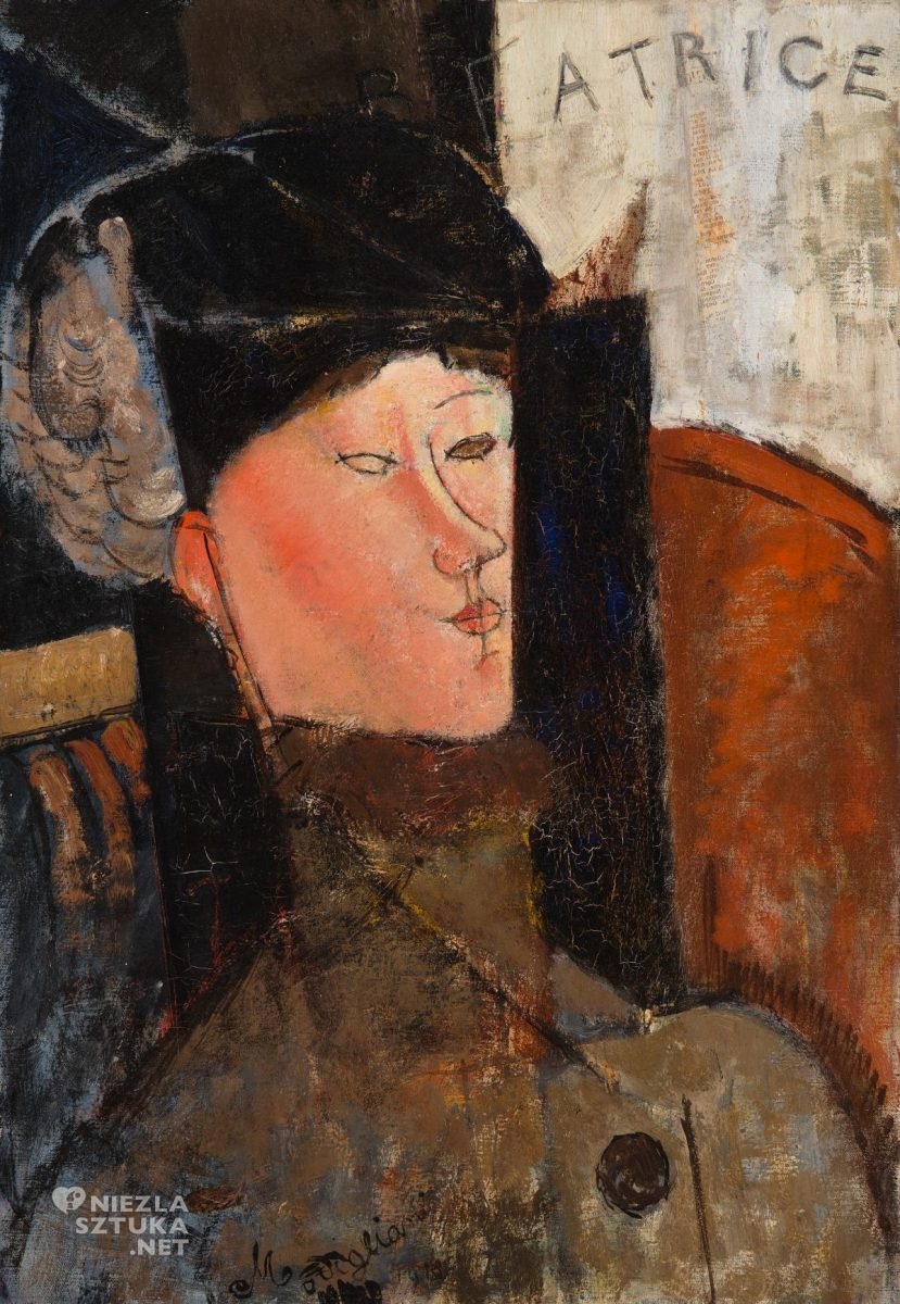 Amedeo Modigliani, Portret Beatrice Hastings, Niezła Sztuka