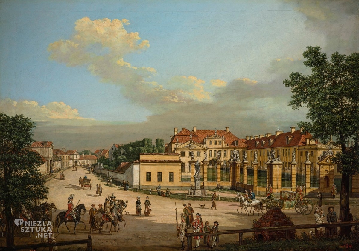 Bernardo Bellotto, Canaletto, Pałac Mniszchów, Warszawa, Niezła Sztuka