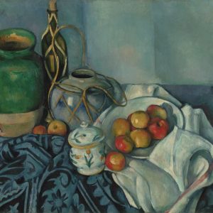 Paul Cézanne, Martwa natura z jabłkami, Getty Museum, niezła sztuka