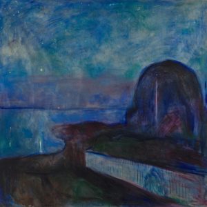 Edvard Munch, Gwiaździsta noc, kolekcja sztuki, kolekcjoner, niezła sztuka