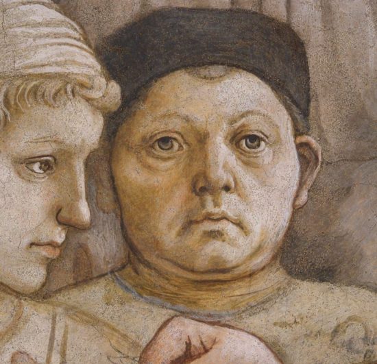 Fra Filippo Lippi, freski, katedra w Prato, autoportret artysty, sztuka włoska, malarstwo włoskie, renesans, Niezła Sztuka