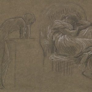 Flaming June, Leighton, szkic, Niezła Sztuka