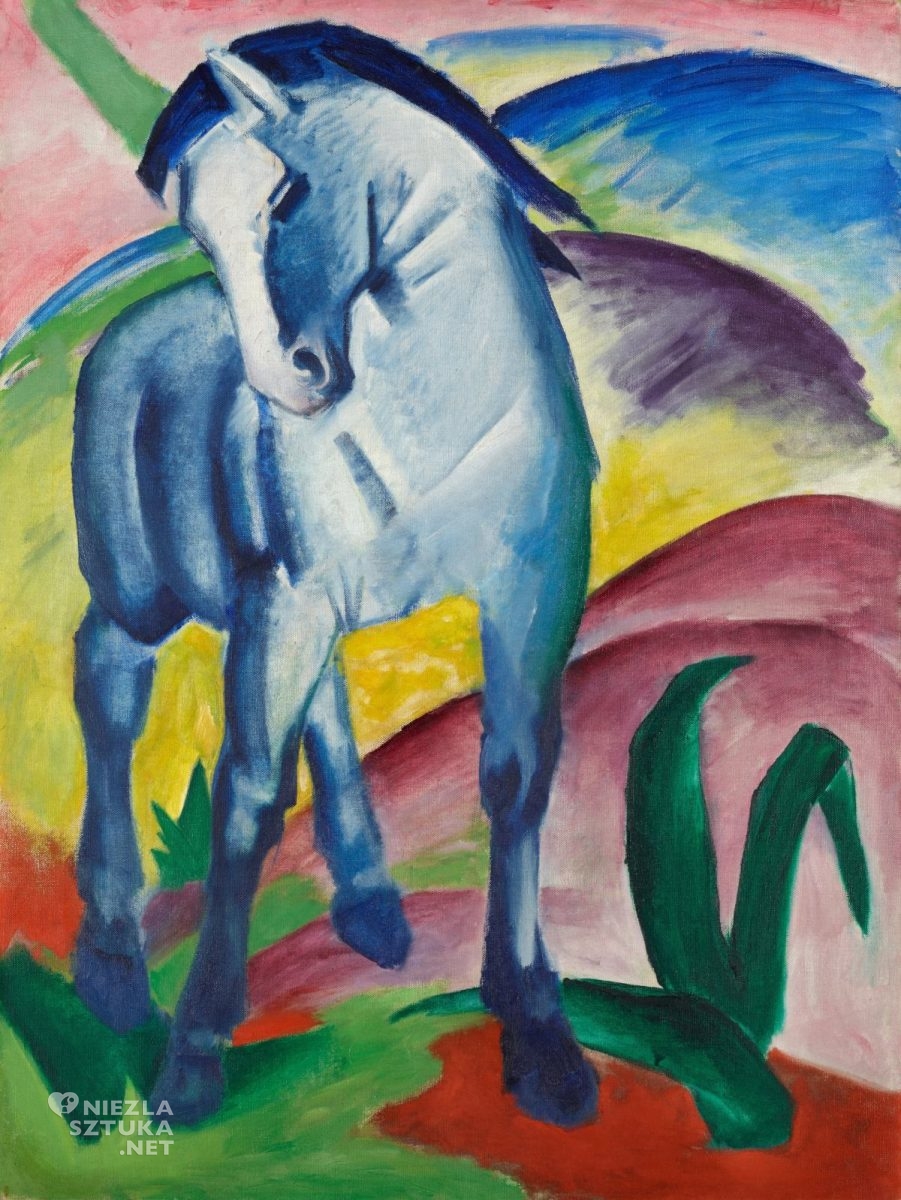 Franz Marc, Niebieski koń I, niezła sztuka\