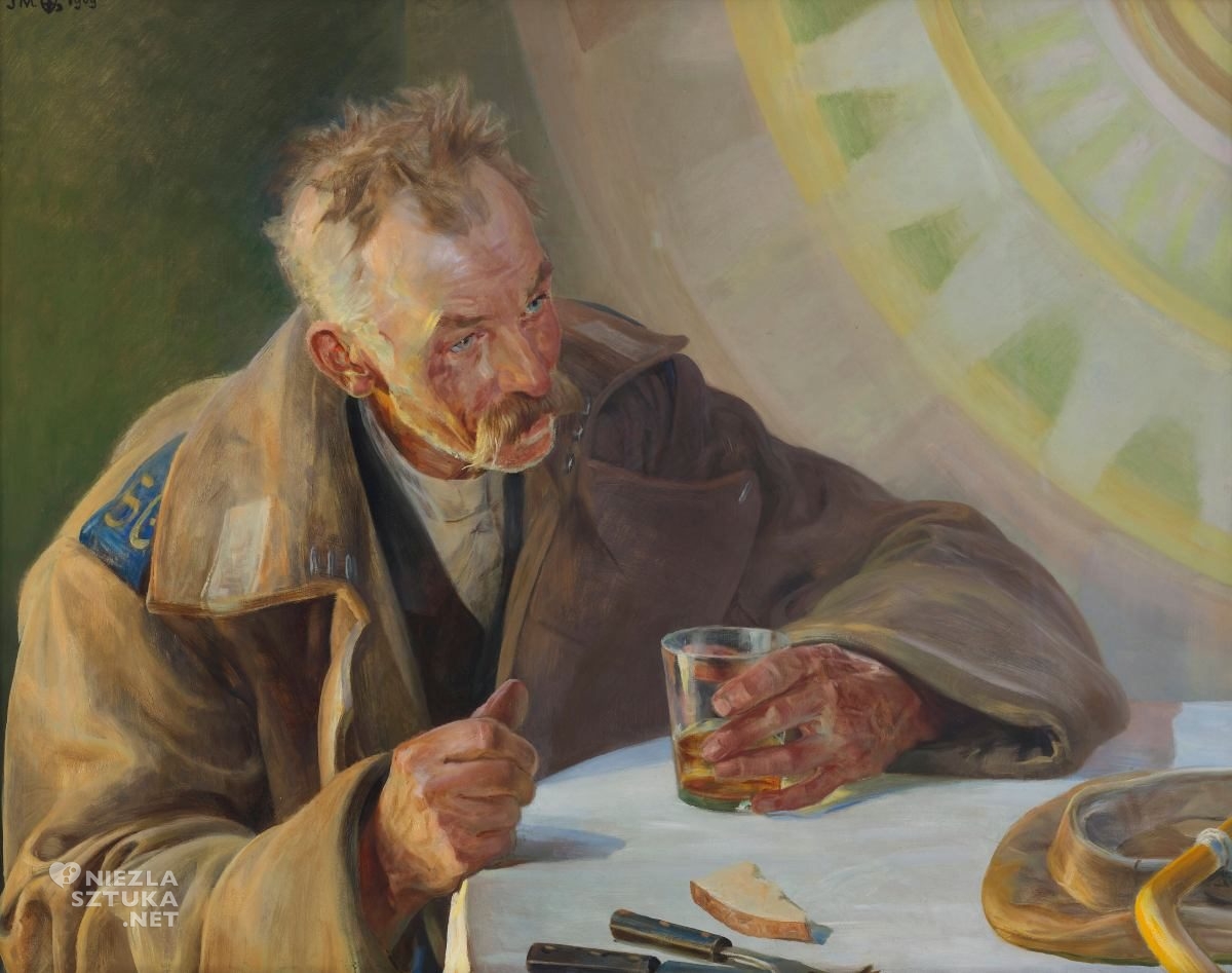 Jacek Malczewski, Chrystus w Emaus, Zesłaniec, motyw zesłania, Sybir, sztuka polska, niezła sztuka