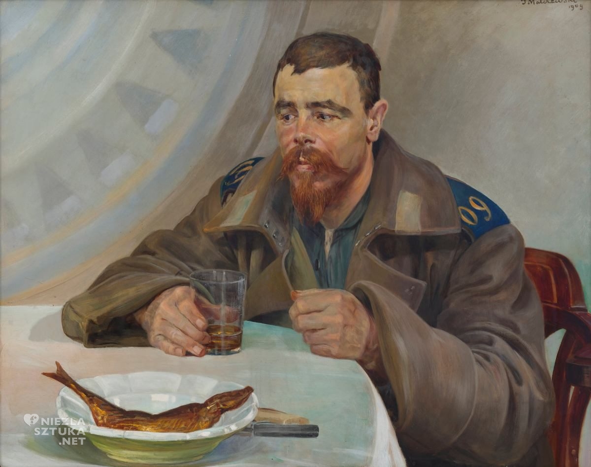 Jacek Malczewski, Chrystus w Emaus, Zesłaniec, motyw zesłania, Sybir, sztuka polska, niezła sztuka