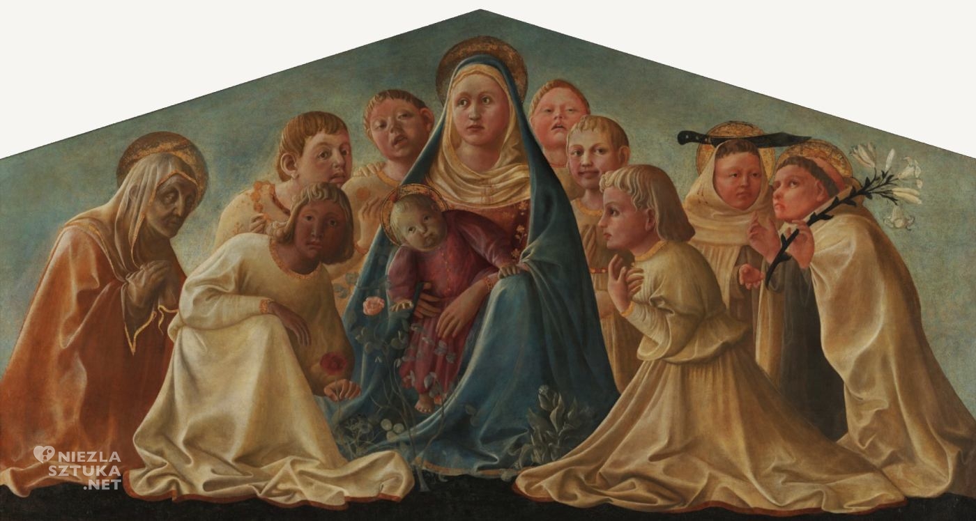 Fra Filippo Lippi, sztuka włoska, renesans, Madonna Trivulzio, Niezła Sztuka