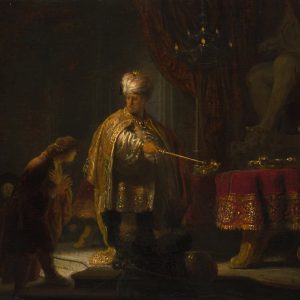 Rembrandt, Daniel i Cyrus przed bożkiem Bela, kolekcja sztuki, kolekcjoner, niezła sztuka