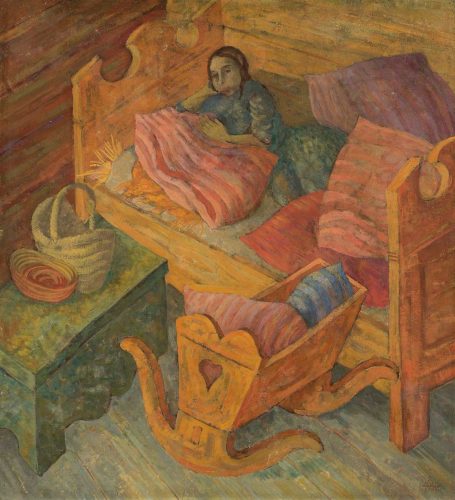 Teresa Roszkowska, Kołyska, sztuka polska, kobiety w sztuce, Niezła Sztuka