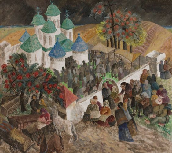 Teresa Roszkowska, Odpust w Ostrogu, sztuka polska, kobiety w sztuce, Niezła Sztuka