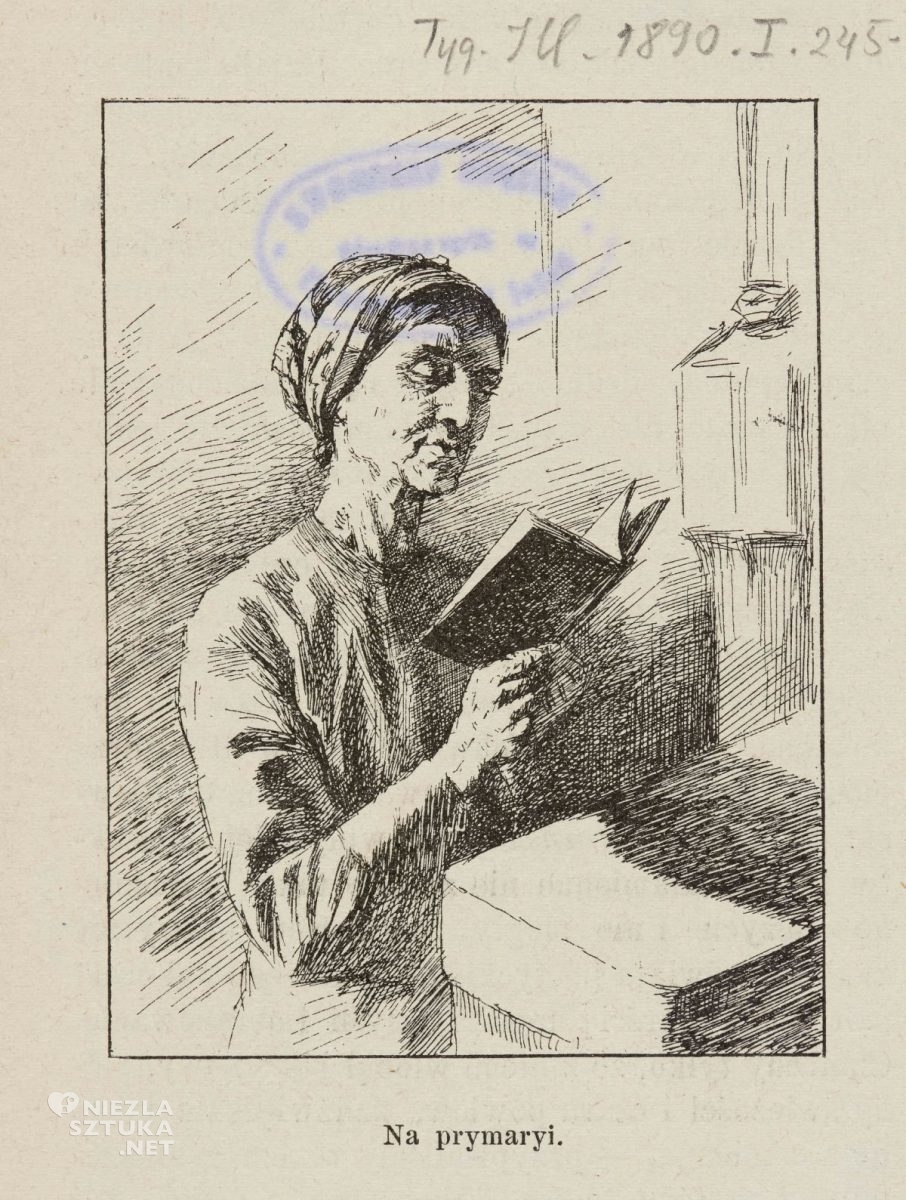 Maria Dulębianka, Na Prymarii, Tygodnik Ilustrowany, grafika, sztuka polska, Niezła Sztuka