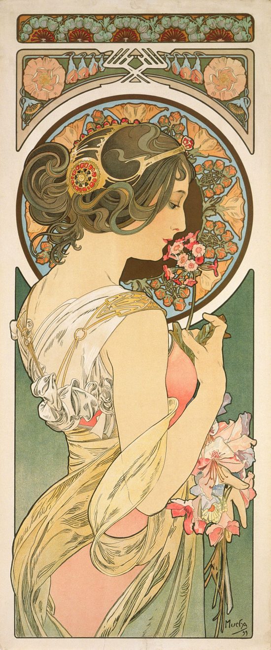 Alfons Mucha, Wiosna, secesja, Niezła Sztuka
