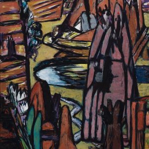 Max Beckmann, Boulder - kamienisty pejzaży, sztuka niemiecka, ekspresjonizm, Niezła Sztuka