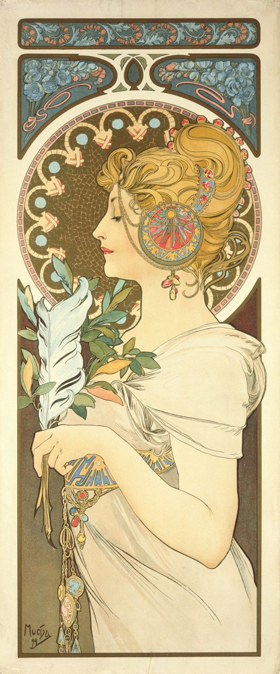 Alfons Mucha, Pióro, secesja, Niezła Sztuka