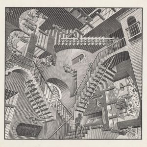 M.C. Escher, Relativity, Niezła Sztuka