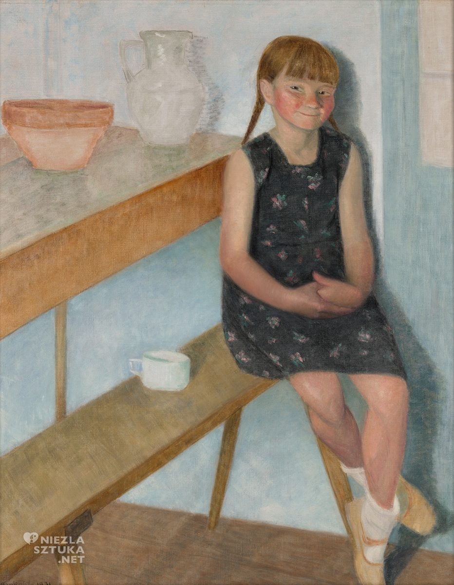 Marcin Samlicki, Śmieszka, sztuka polska, grupa dziesięciu, dziecko w sztuce, malarstwo polskie, niezła sztuka