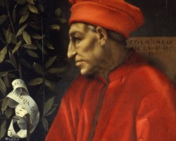 Jacopo Pontormo, portret Kosmy Medyceusza Starszego, sztuka włoska, malarstwo włoskie, sztuka florencka, manieryzm, Niezła sztuka