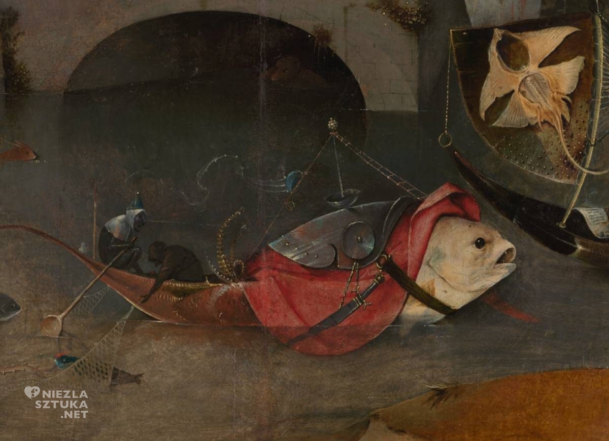 Hieronim Bosch, tryptyk, Kuszenie św. Antoniego, Lizbona, malarstwo niderlandzkie, niezła sztuka