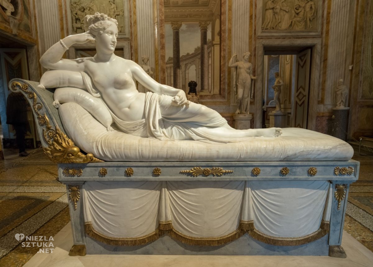 Antonio Canova, Paolina Borghese, rzeżba, niezła sztuka