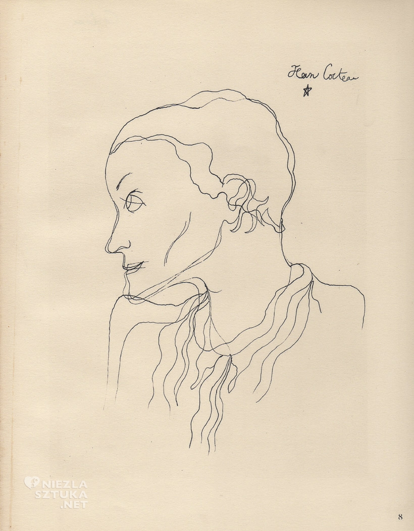 Maria Lani, Jean Cocteau, aktorka, portret, Niezła Sztuka