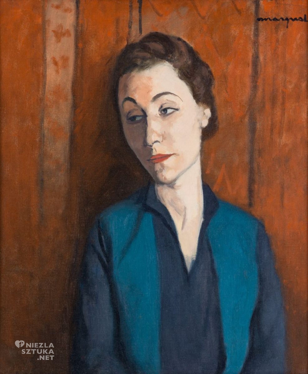 Albert Marquet, La femme en bleu, Maria Lani, kobiety w sztuce, Niezła sztuka
