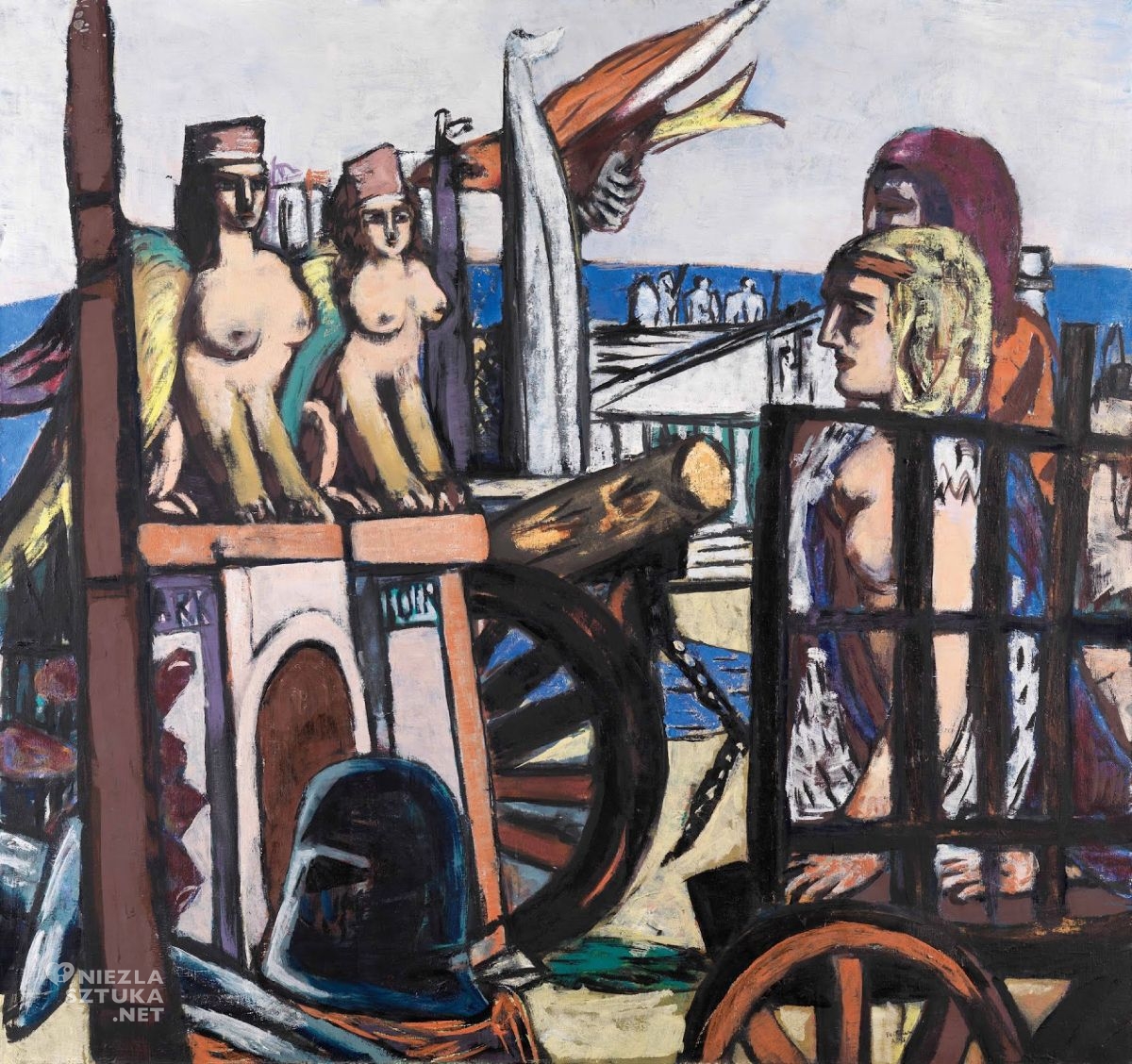 Max Beckmann, Transport sfinksa, sztuka niemiecka, Niezła Sztuka